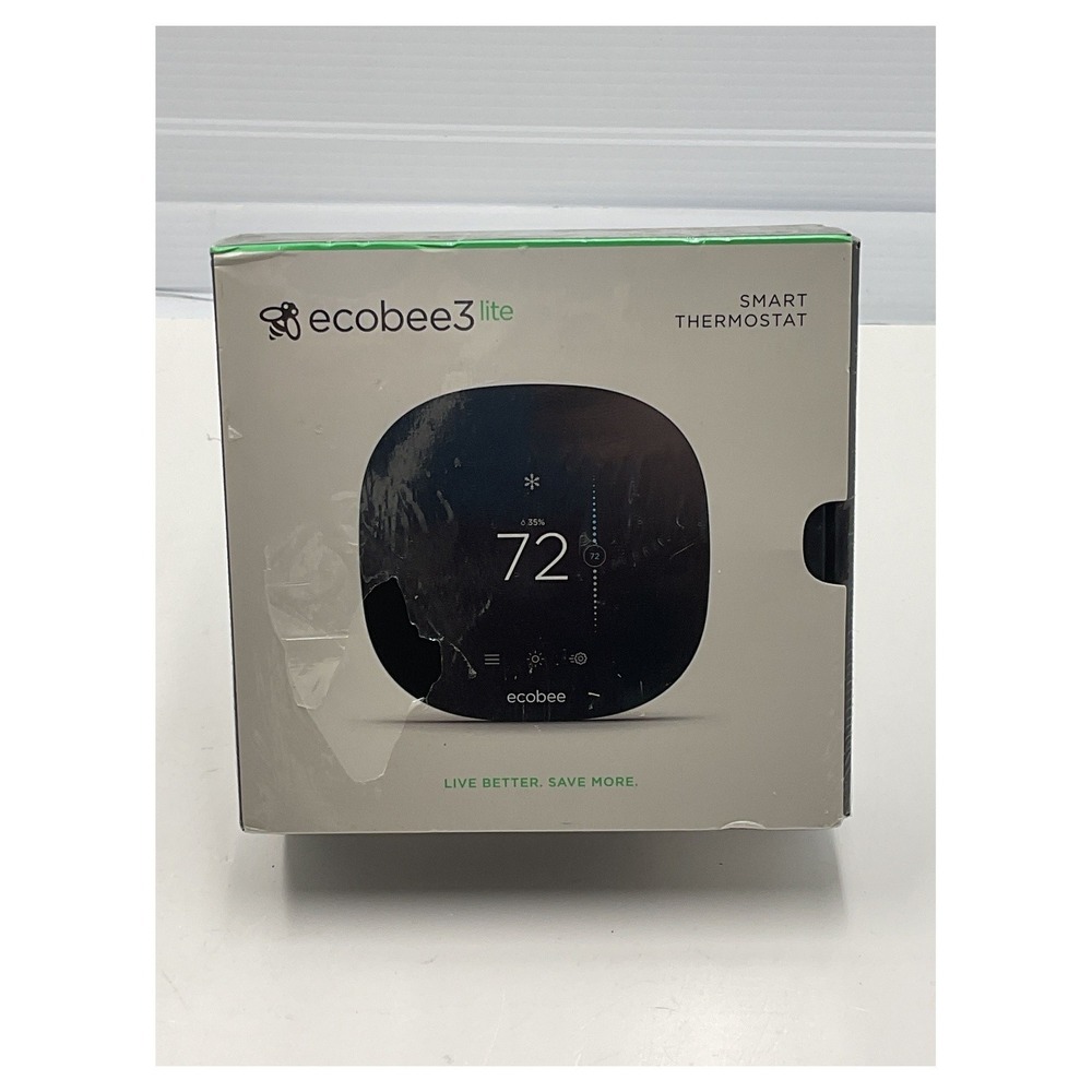 ecobee3 lite Smart Thermostat Wi-Fi Apple HomeKit Alexa EB-STATE3LT-02 NEW